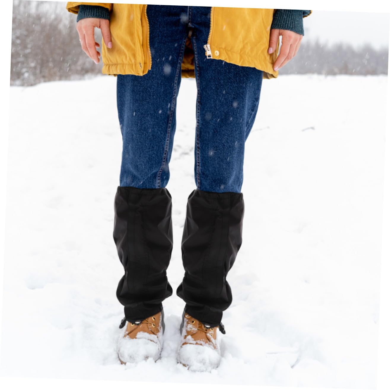 TOYANDONA Schnee Beinüberzüge wasserdichte Gamaschen Für Outdoor Aktivitäten Robuste Beinschutz Für Winter Für Bergsteigen