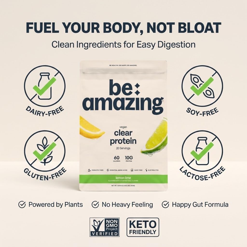 BE AMAZING Lemon Lime Clear Protein