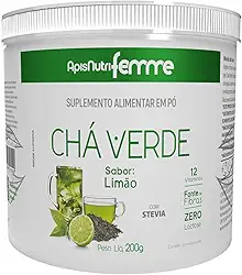 Apisnutri Chá Solúvel (200G) - Sabor Chá Verde - Limão