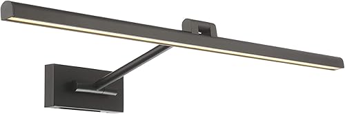 WAC Lighting dweLED Reed - Luz LED ajustable de 33 pulgadas 3000 K color negro