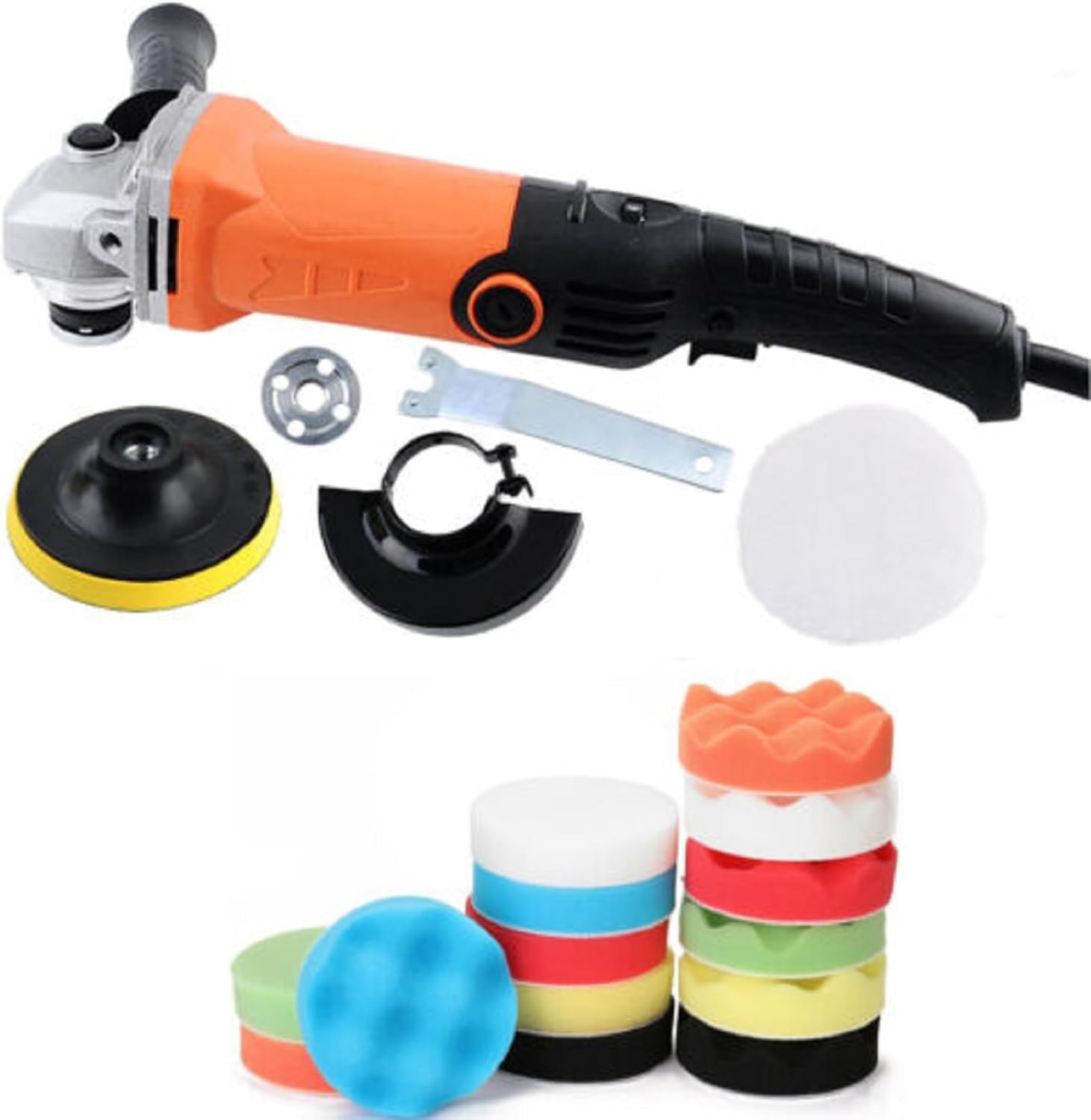 Holdfiturn Car Polisher Machine 1200W with 6 Level Speed Variable Speed