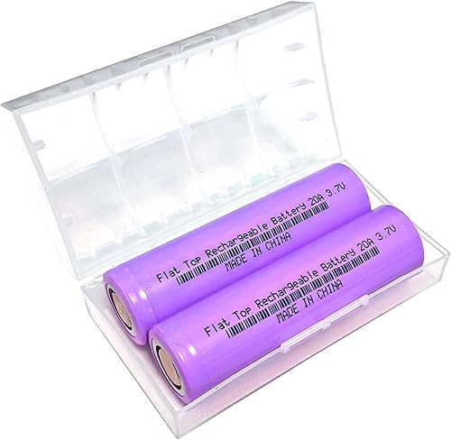 Batería recargable 18650 de 3,7 voltios, baterías de litio de la parte superior plana de la batería 3000mAh para las linternas del LED, faro
