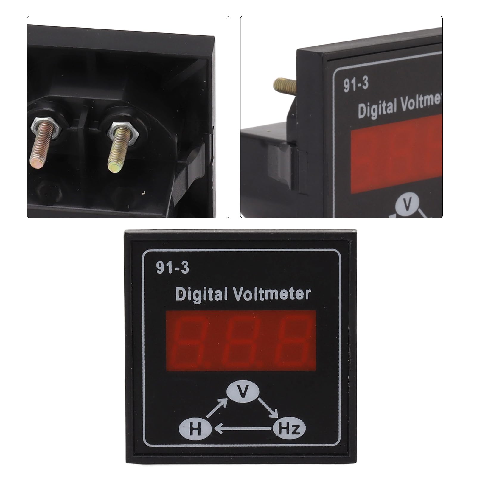 Volt Voltage Meter, Mini Digital Voltmeter for Petrol Generator Set