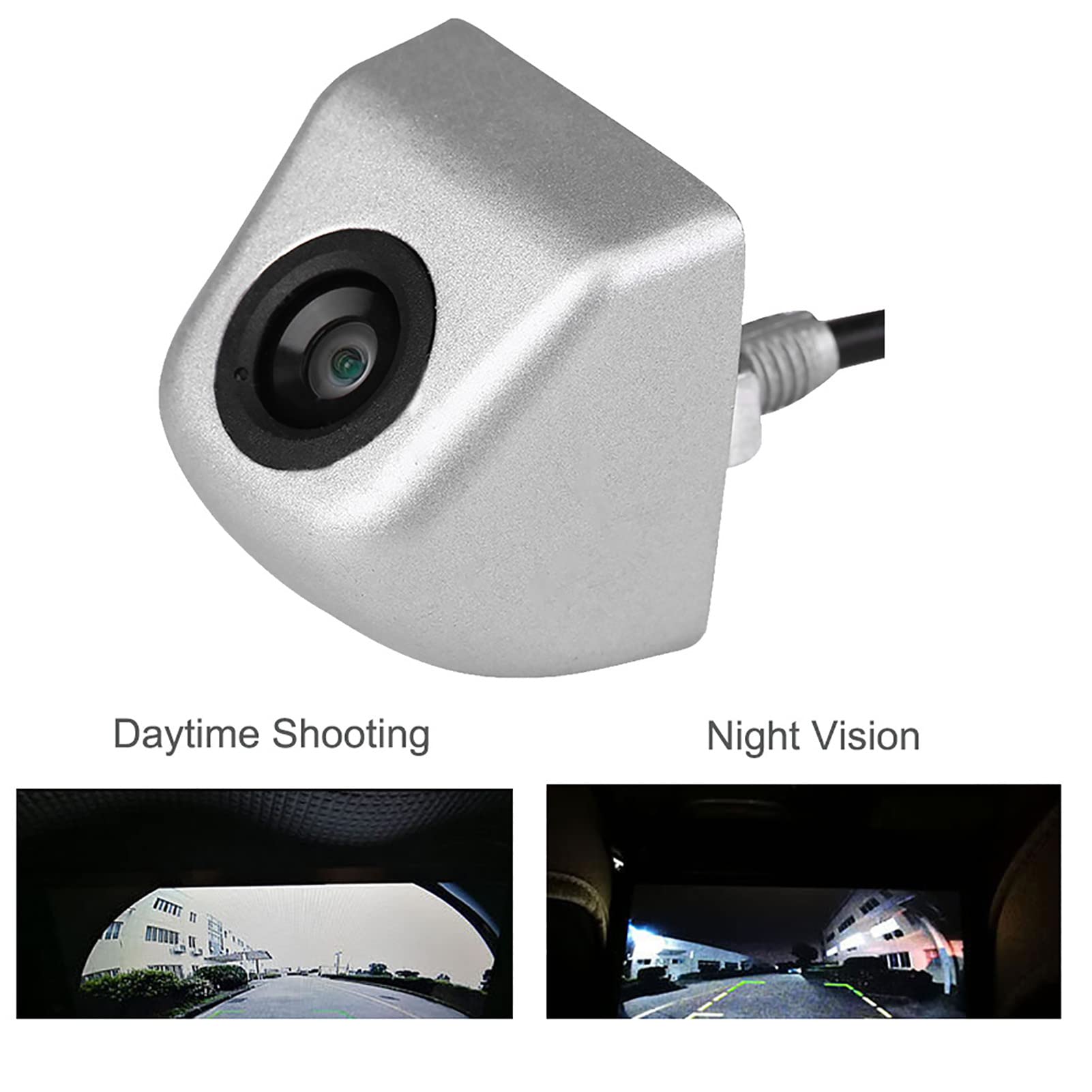 AUTO-VOX Telecamera di retromarcia cablata per auto: visione notturna HD 1080P, 6 modalità video, impermeabile IP67, compatibile con auto, pick-up, SUV, camper, furgoni - CAM-7