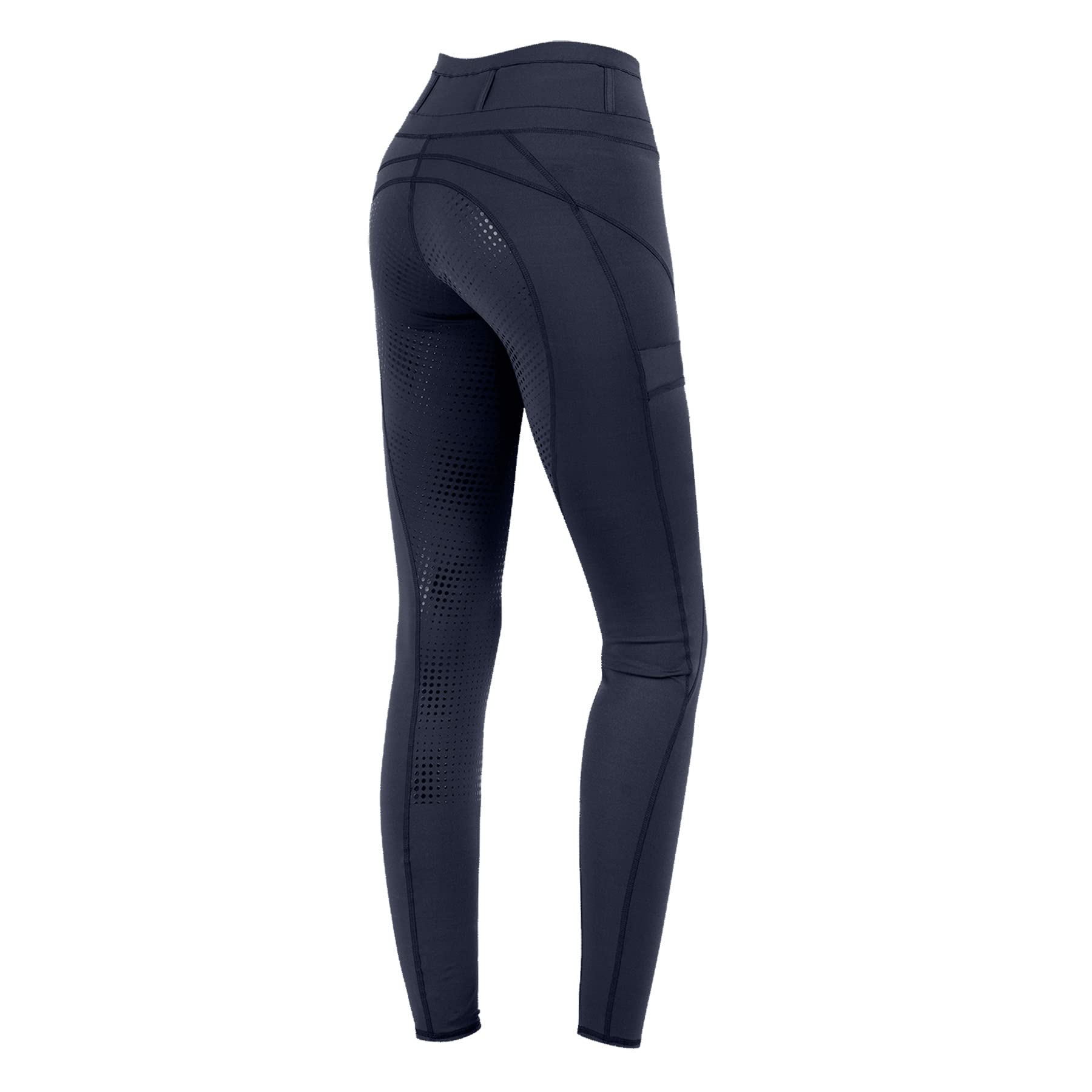 ELT Legging d'équitation Hanna taille haute, bleu nuit, 48