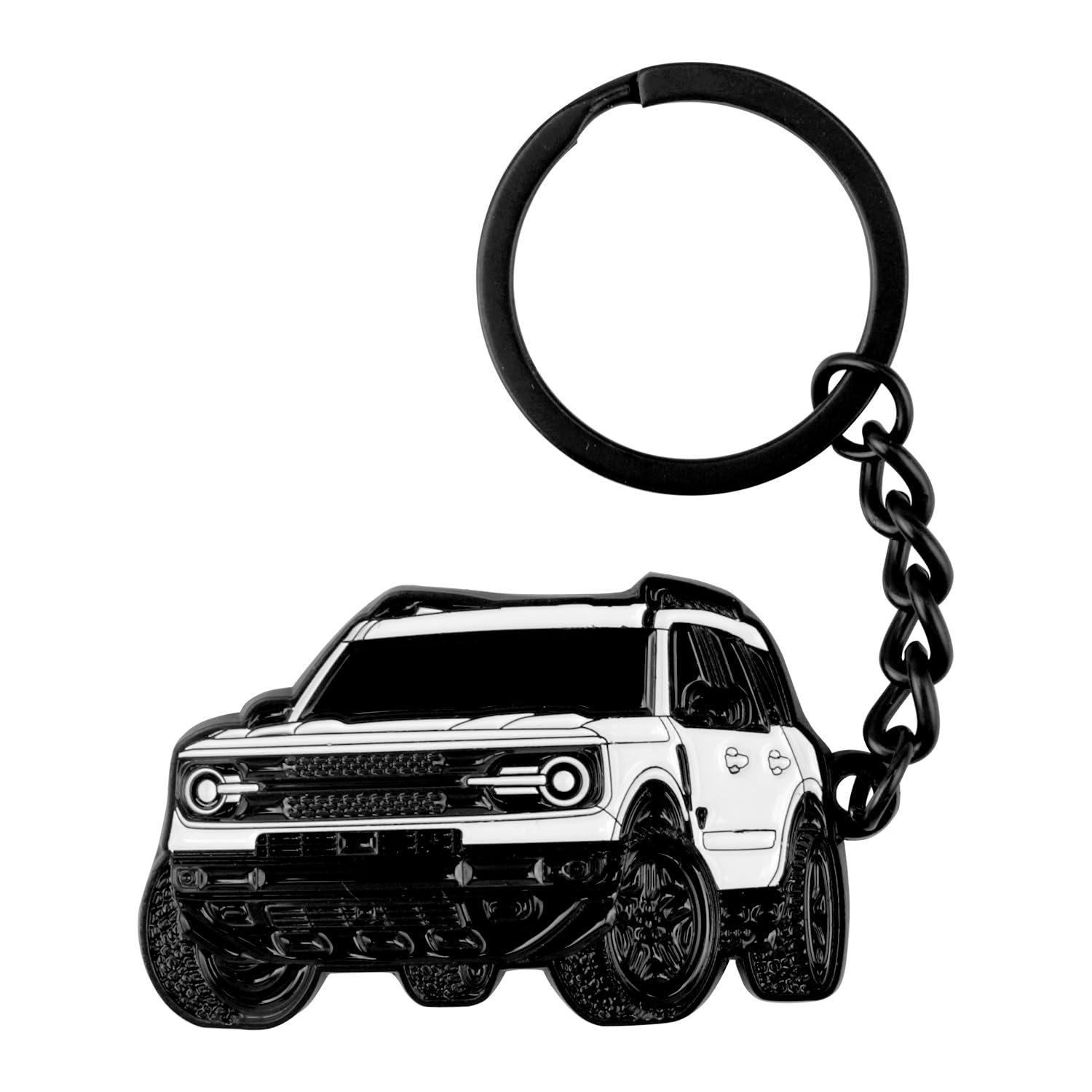 ZJIKCH For Bronco Sport Keychain, Car Key Chain Compatible with Bronco Sport 2021 2022 2023 2024 4 door Keychain Accessories Key Fob Cover