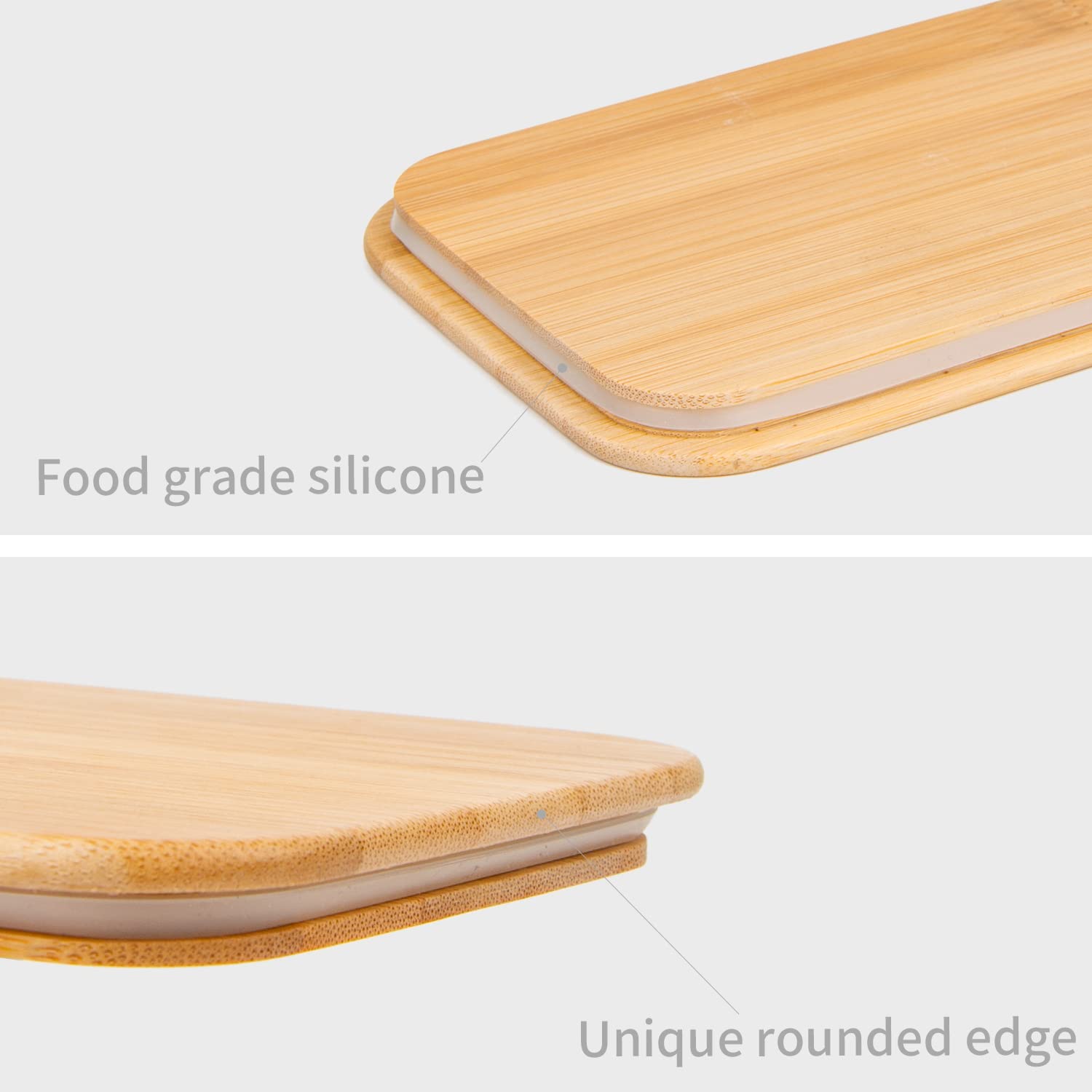 Naturoom Lunch Box Bento 1000ml – Set Con Posate In Legno, Sacchetto Di Cotone E Coperchio In Bambù