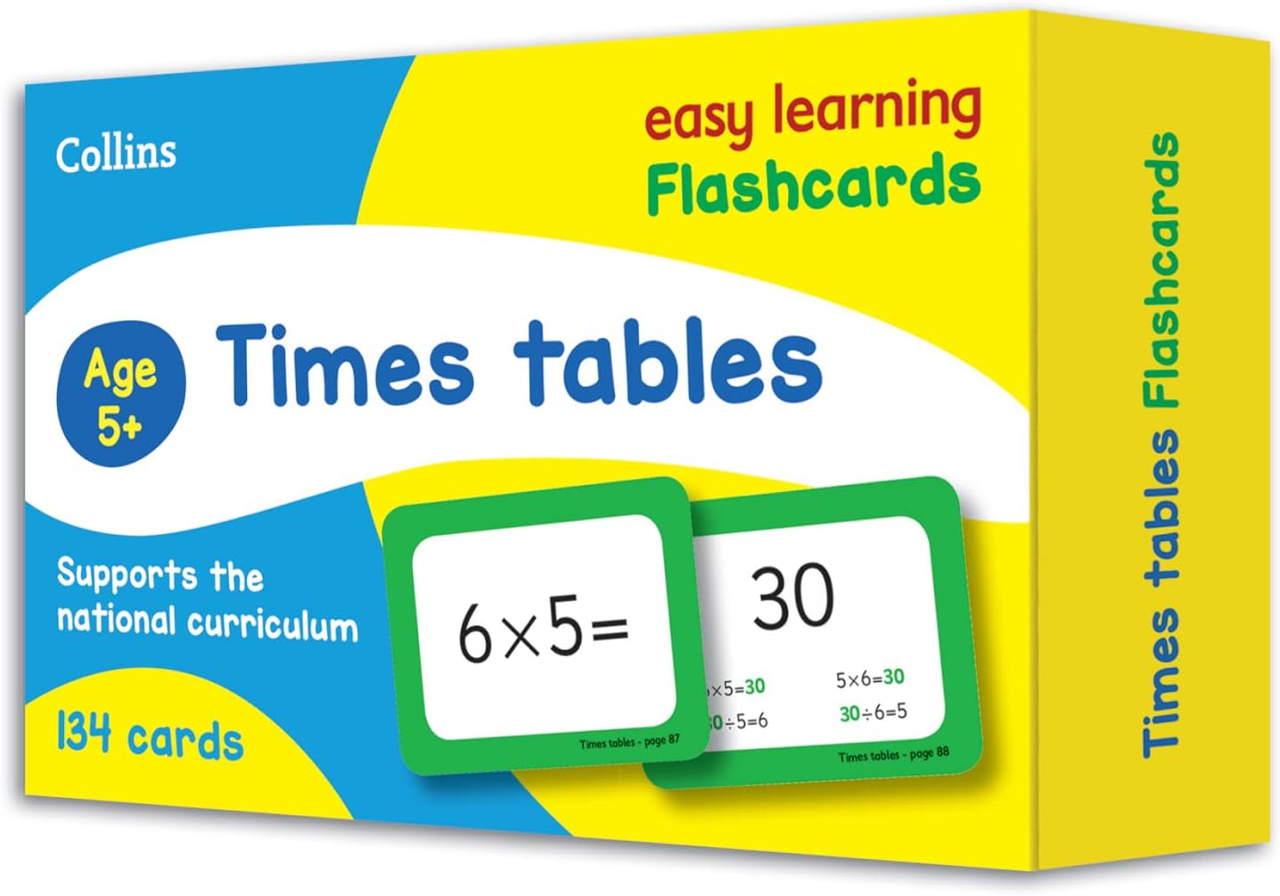 Times Tables Flashcards: Ideal for Home Learning
