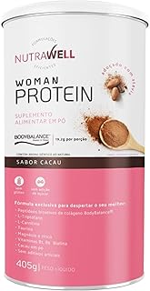 Woman Protein Proteína Colágeno Sabor Cacau 405g - Nutrawell