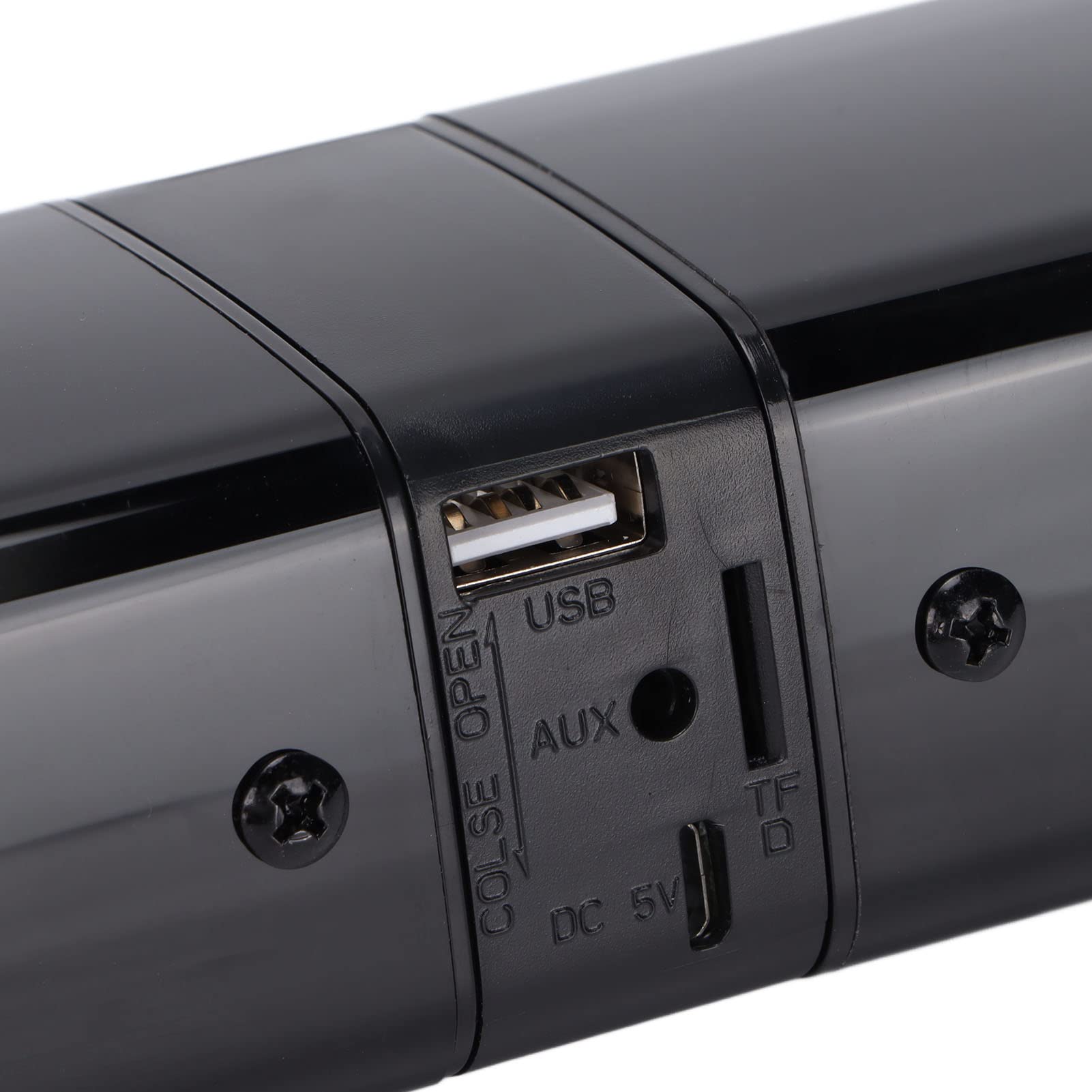 Altoparlante da Pavimento per Home Theater, BS‑36 Soundbar TV Bluetooth Cablato Senza Fili Altoparlante a Torre Bluetooth da Pavimento Separabile, con Indicatore LED, Ricaricabile, per Computer TV