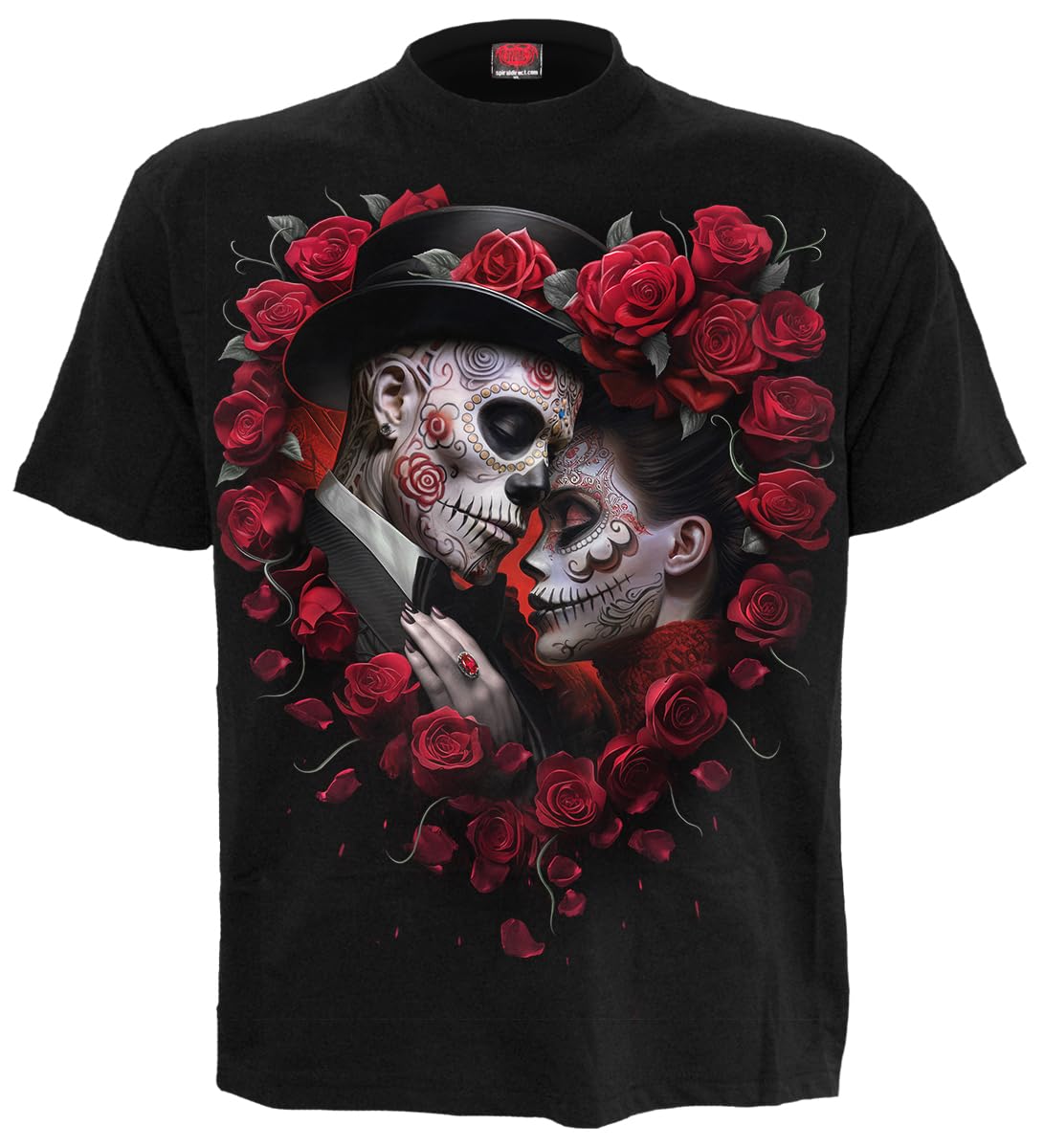 Spiral - Be Mine - Front Print T-Shirt Black - XXL