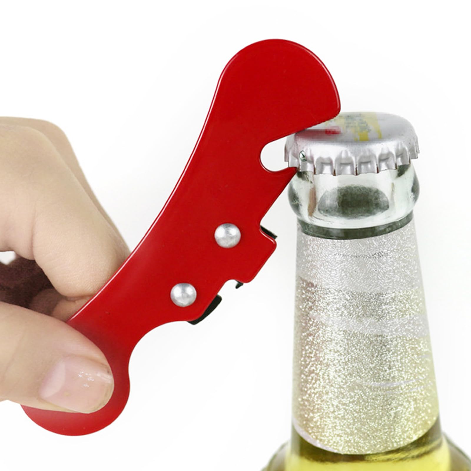 2 abrelatas manual, abrebotellas portátil, multifuncional, para camping, abrebotellas de cerveza, herramientas de cocina prácticas, abridor de tarros, abridor de tarros