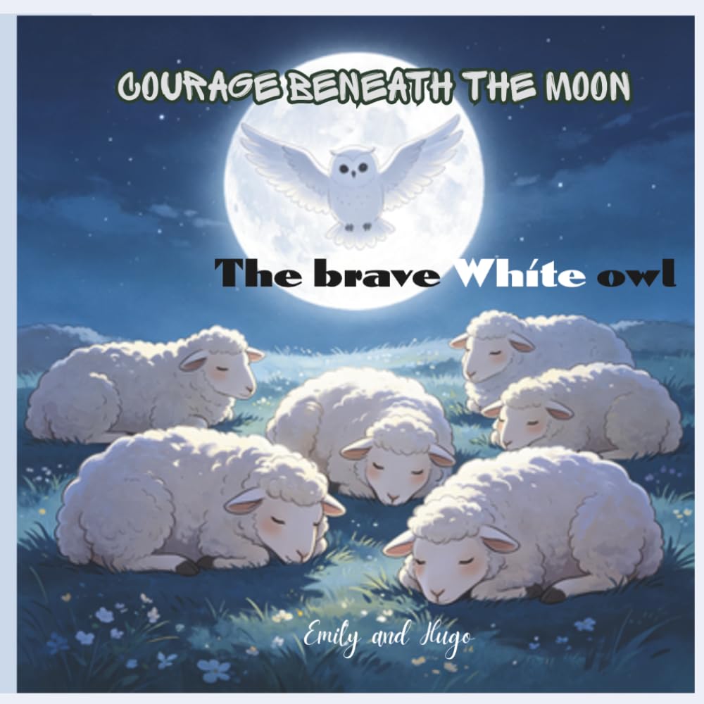 Courage Beneath the Moon: the brave white owl