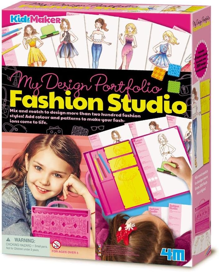 404720 My Design Portfolio Fashion Studio Playset, Multi-Colour, 205 x 55 280 millimeters