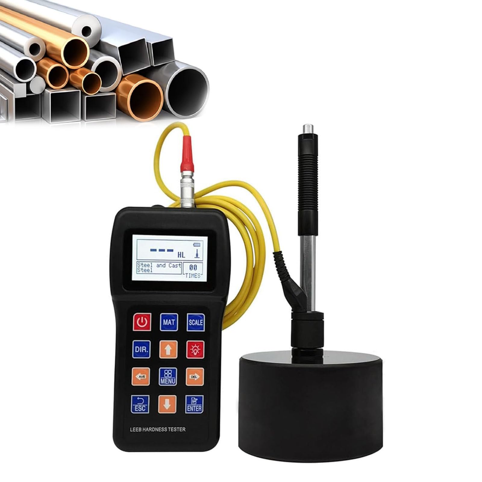 Testeur de dureté Leeb pour acier et métaux avec plage 170-960HLD