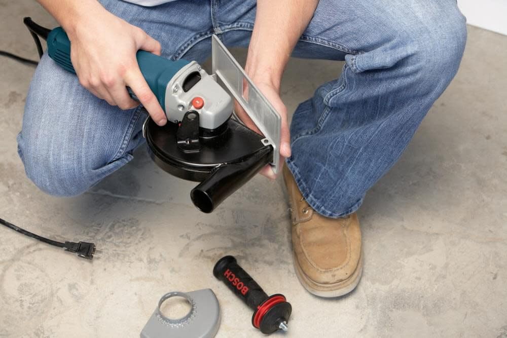 Bosch 18DC-5E 11,4 bis 12,7 cm Kleiner Winkelschleifer Staubsammelaufsatz