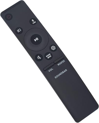AH59-02767A AH59-02767C AH81-09773A Replacement Remote Fit for Samsung Soundbar HW-Q60R HW-Q70R HW-Q80R HW-Q90R HW-Q60T HW-Q70T HW-Q6CR HW-Q67CT HW-N850 HW-N950 HW-Q800T HW-Q900T HW-Q850T HW-Q950T