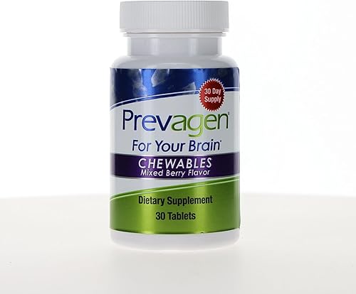 Miniatura 2 de Prevagen Mejora la memoria, fuerza regular, 10 mg, 30 masticables, bayas mixtas, paquete de 2 unidades, con apoequorina y vitamina D y prevagen 7