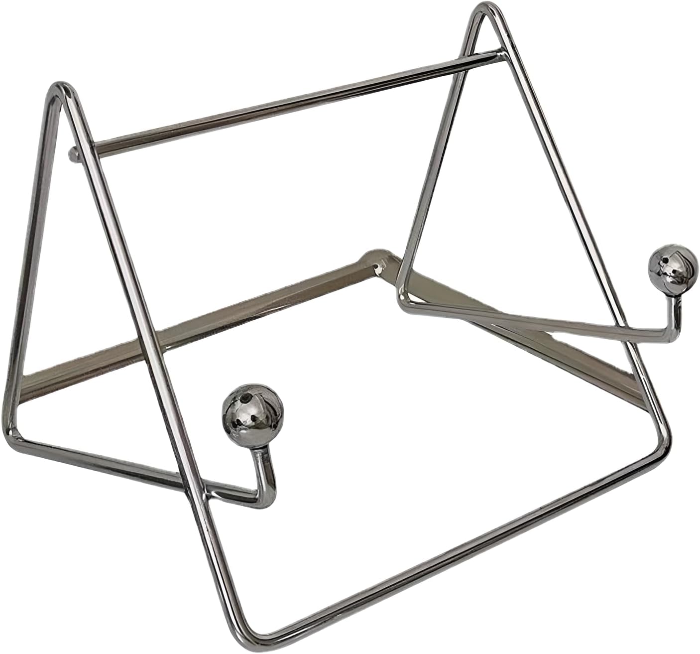Stainless Steel Cookbook and Tablet Stand, Silver, 7.87 in