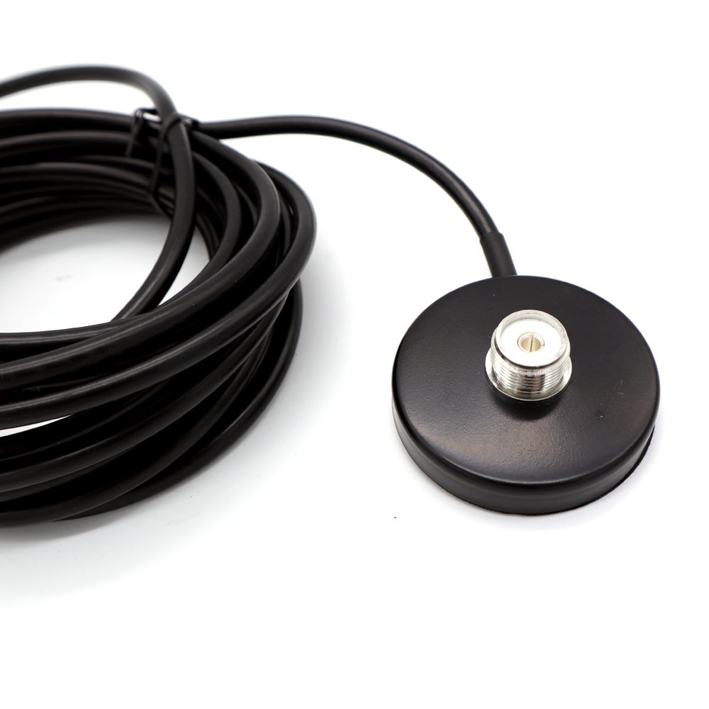 SO239 Supporto Magnetico Base UHF PL-259 Cavo Antenna Tetto o Tronco per radio mobili PL259 Connettore per Yaesu Kenwood Vertex Icom Mobile Radios
