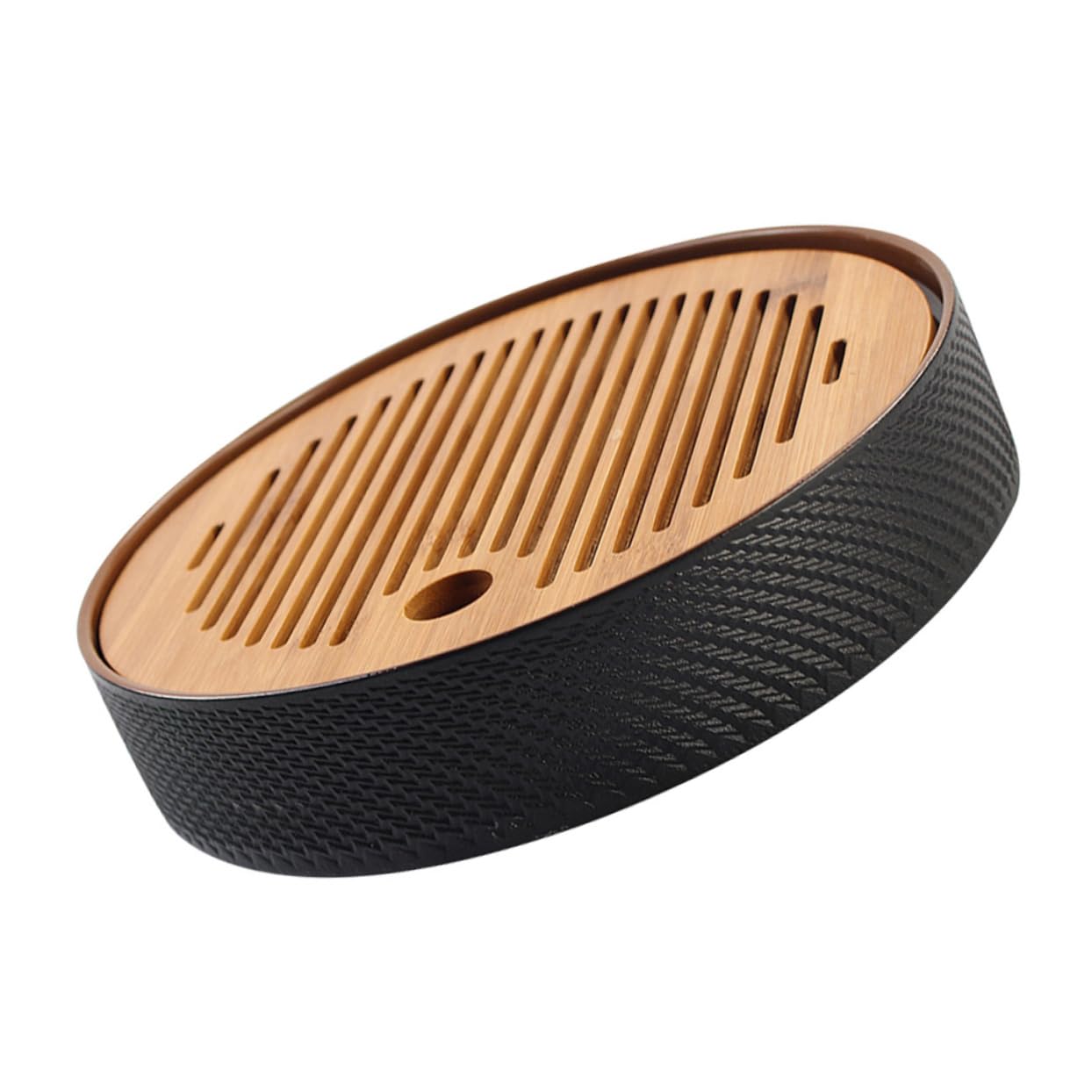Plateau de drainage céramique rond pour cuisine et salon