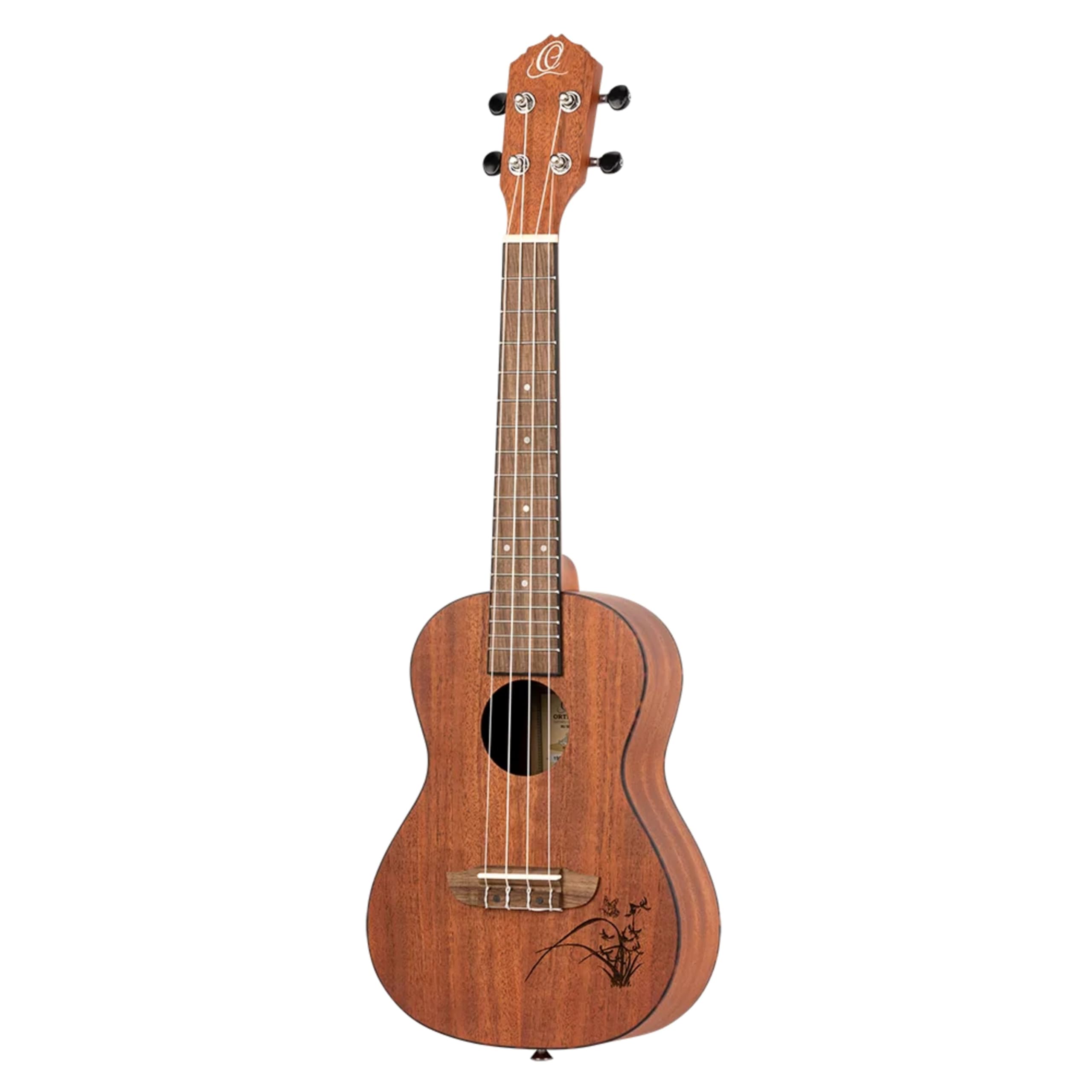 Ortega Guitars Ukulele Concerto Acustico – Bonfire Series – Sapele, Natural (RU5MM)