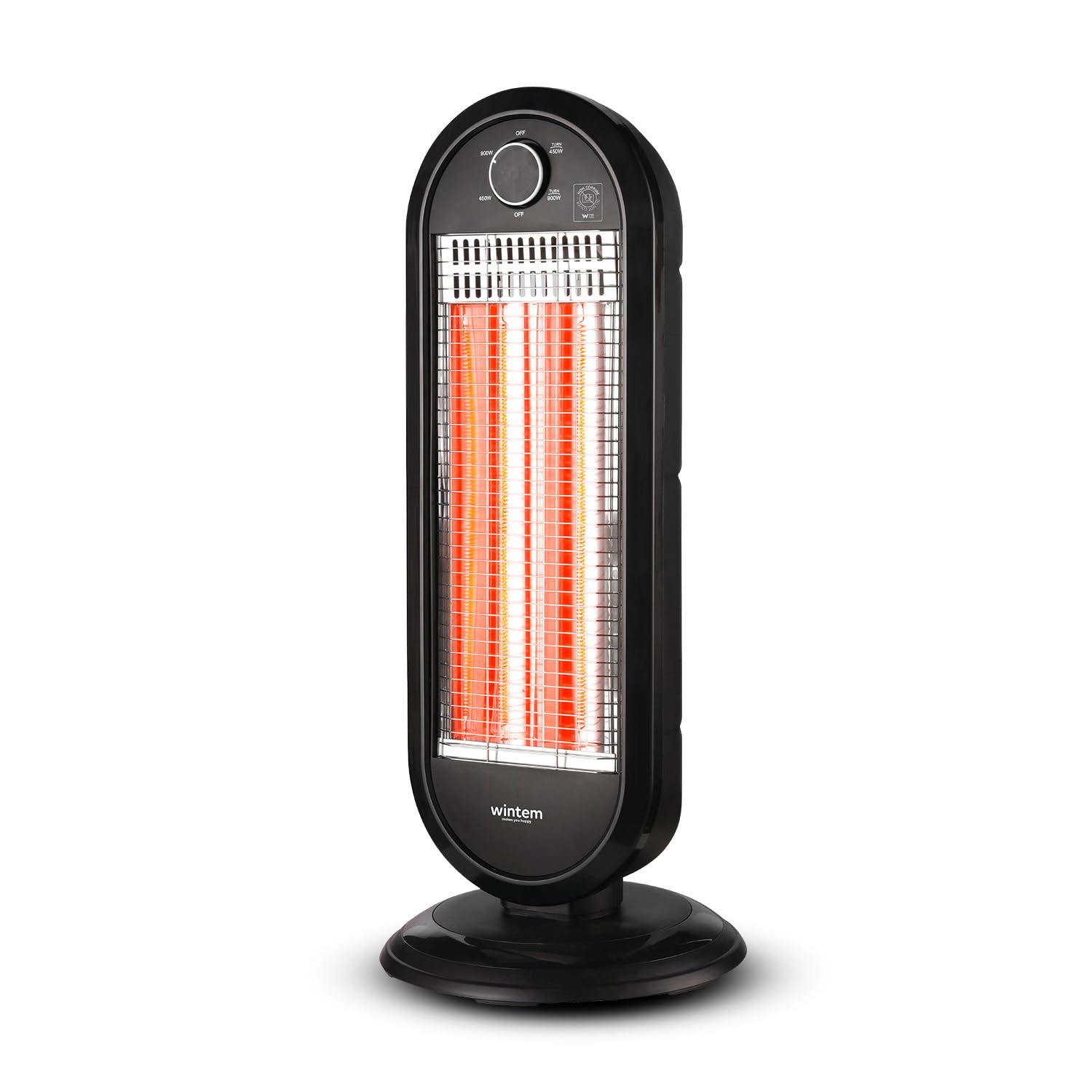 Avilia – Stufetta Elettrica con Oscillazione Automatica, Doppia Potenza 450-900W e Sistema di Sicurezza Anti-Ribaltamento per un Calore Uniforme e Naturale in Casa e Ufficio