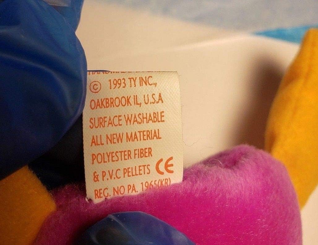 Ty Beanie Baby Patti - MWMT (Platypus 1993)#by:tkeeper