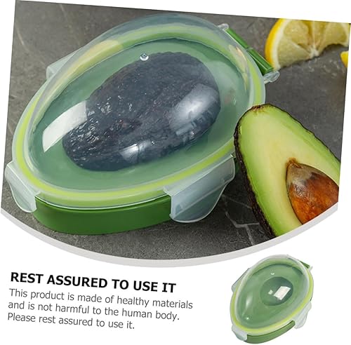 Miniatura 9 de PRETYZOOM Refrigerador pequeño de aguacate para habitación, contenedor de aguacate para refrigerador, contenedor de aguacate portátil, contenedor de