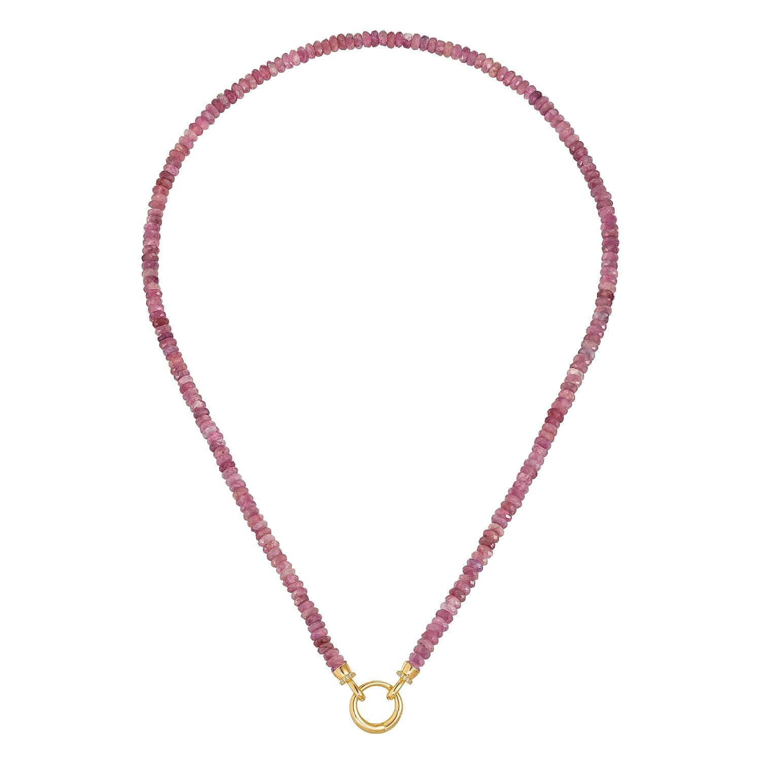 Fettero Beaded Gemstone Necklaces for Women, Handmade Choker Necklace 14K Gold Plated Boho Colorful Bead Necklace Summer Jewelry for Beach - Image 7
