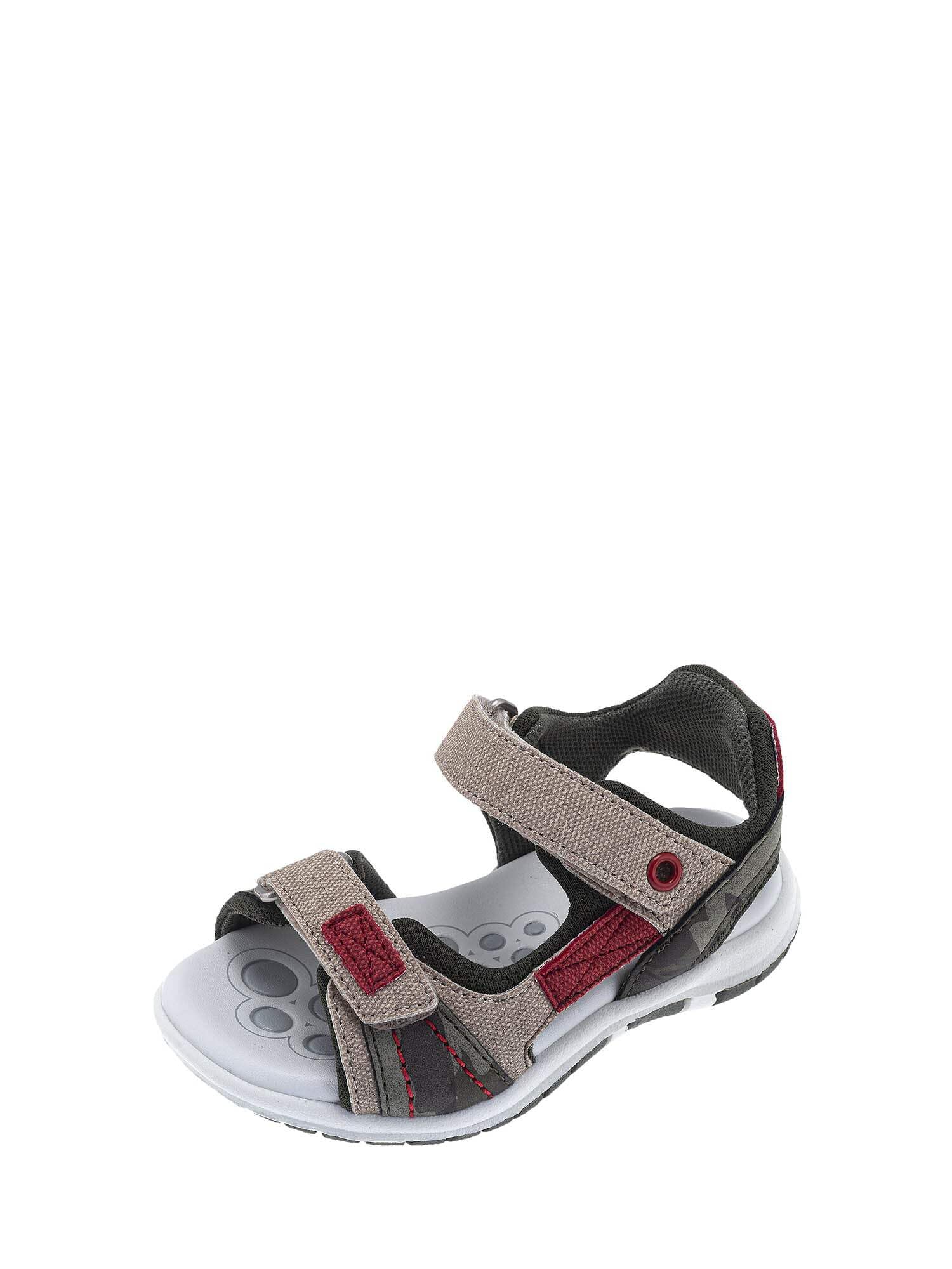 Chicco, Sandalo da Bambino dal Look Sportivo in Materiale Stampato, Regolabile con Doppio Velcro, Beige, 30 EU