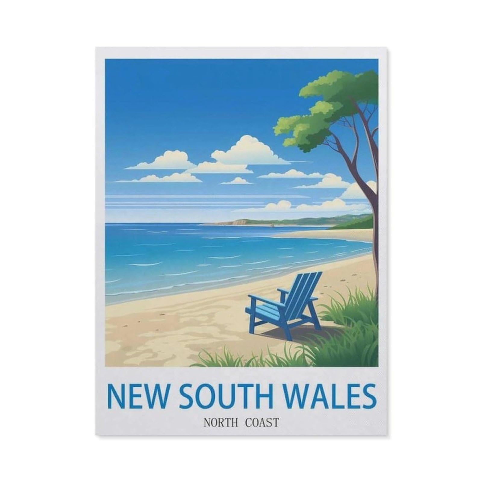 New South Wales North Coast，Tin Sign Metal Tin Sign/Metal Plaque Tin Sign Metal Sign(30x40cm）12x16 inch-ED85