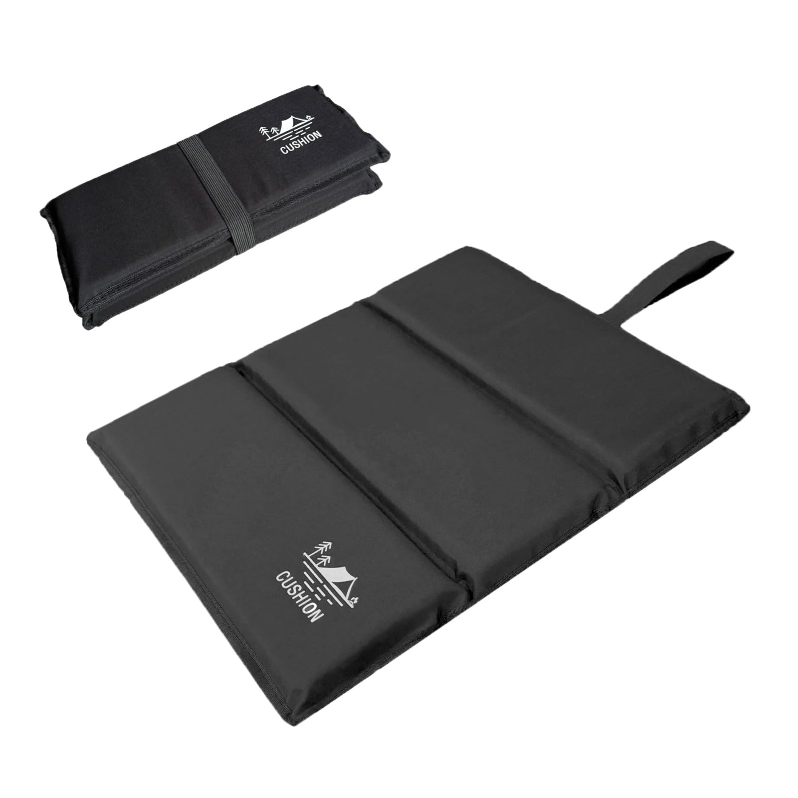 Folding Cushion, Thick, 0.8 inches (2.0 cm), Lightweight, Memory Foam, Camping Cushion, Watching Sports Games, Fishing, Parks, Sports Events, Heat Insulation in Summer, Moisture Resistant in