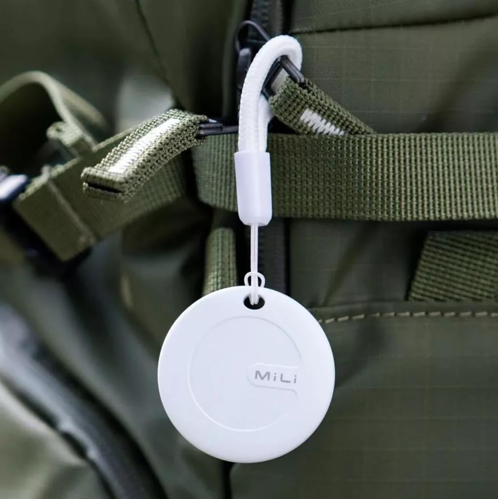 Rastreador Localizador Android Tag com Alarme de Sonoro Apenas Android Bateria 230maH Localizar Pets e Crianças Mala Mochila Branco