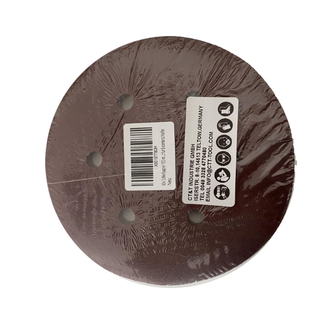 40 stuks schuurbladset 93 x 185 mm schuurpapier met klittenband met korrel 40 60 80 120 240, 8 gaten schuurpapier voor vlakschuurmachine, accessoires voor vlakschuurmachine