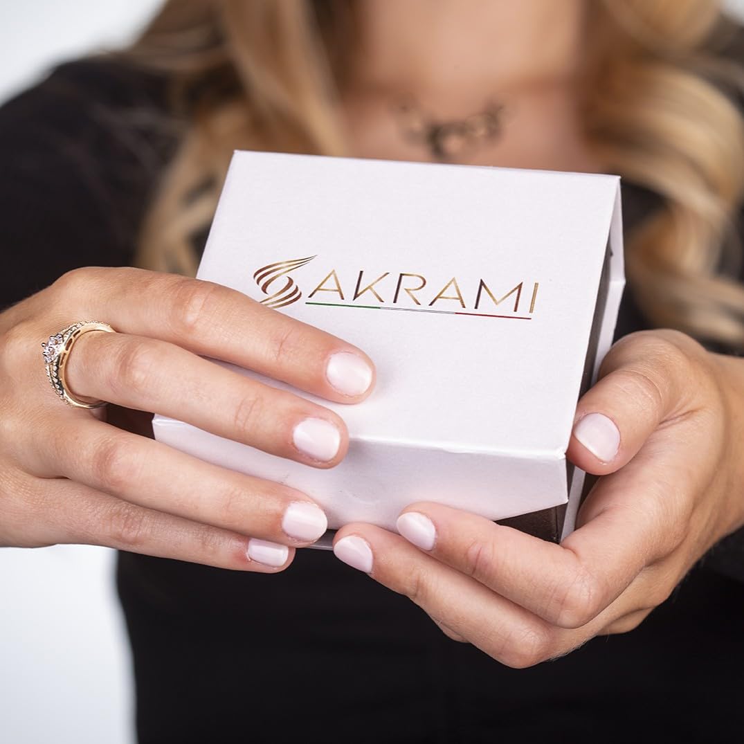 Sakrami Collar Rosario en Plata de Ley 925 con Medalla de la Virgen Milagrosa y Colgante con Cruz Joyería Religiosa para Mujer, Niña, Amiga, Mamá, Abuela, Comunión, Confirmación u Evento Especial
