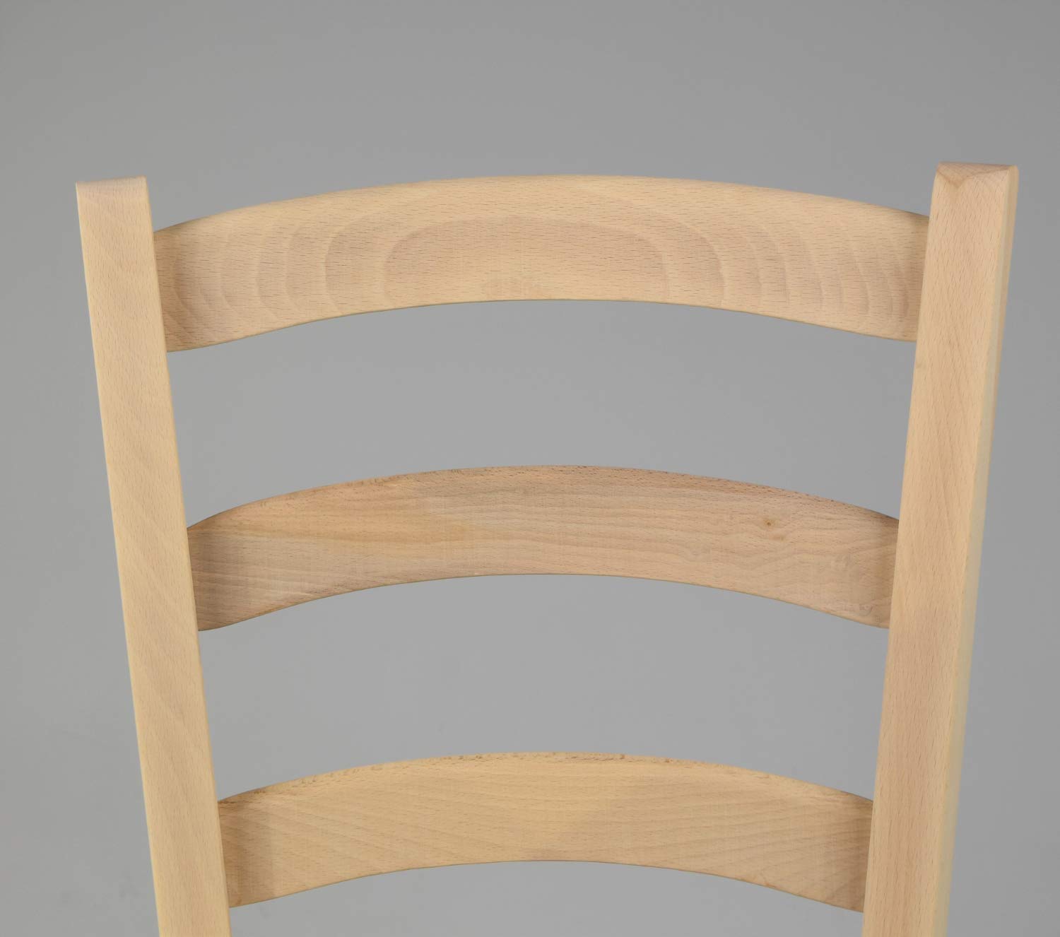 t m c s Tommychairs - Set 4 sillas Venezia para Cocina y Comedor, Estructura en Madera de Haya lijada, no tratada, 100% Natural y Asiento en Paja