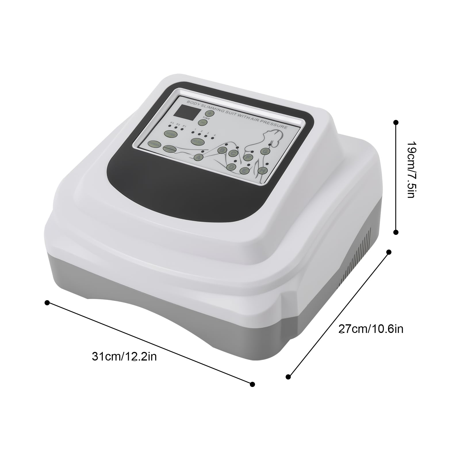 Urządzenie do drenażu limfatycznego 220 V, stymulator krążenia krwi, maszyna pressotheRapie, kostium wyszczuplający, kostium wyszczuplający ciało z ciśnieniem powietrza, kostium wyszczuplający ciało