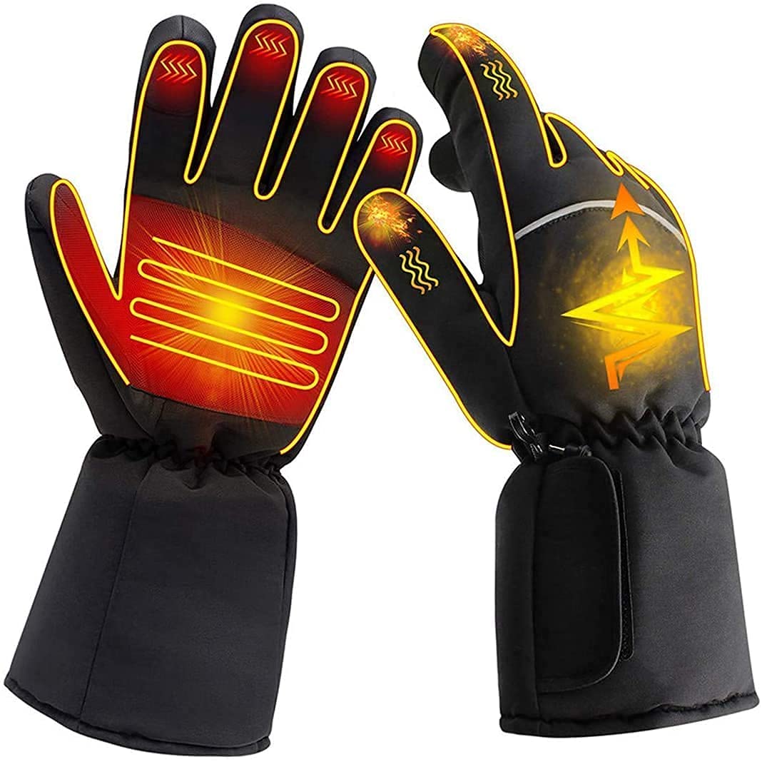 Chauffe-mains chauffant rechargeable et gants d'hiver modulables