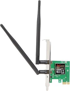 Rosewill Wireless N300 PCI-E WiFi Adapter, 300 Mbps (2.4 GHz) PCI Express Network Card for PC