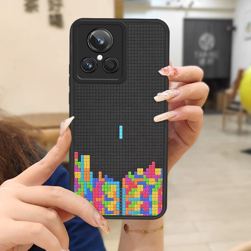 texture funny Lulumi Phone Case for OPPO Realme GT2 5G Explorer Master, taste leather cute luxurious heat dissipation Silica gel protective lambskin Back Cover simple anti-fall airbag dust-proof, 10