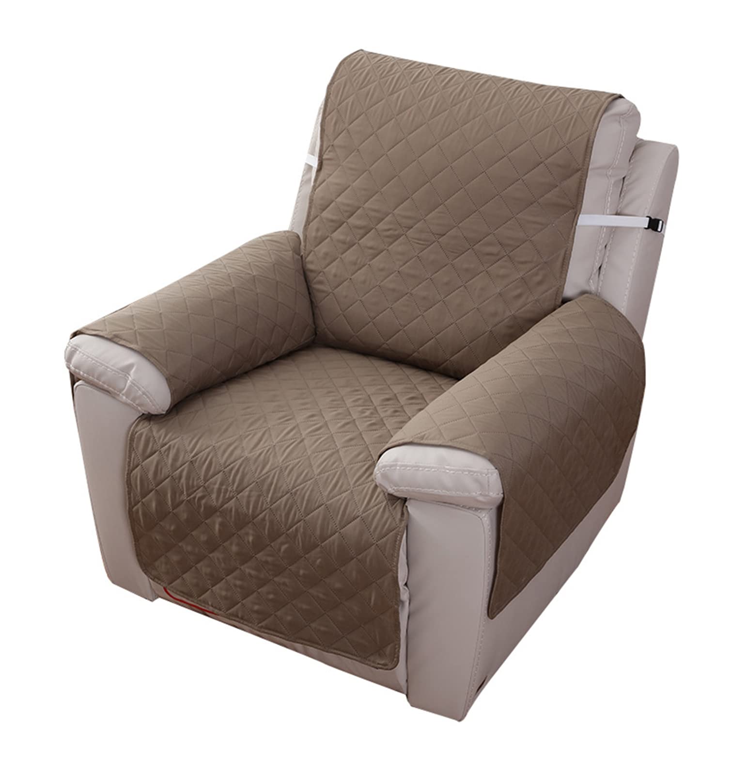 Correas Antideslizantes de Alta Densidad para Protector de Sillón Reclinable Caqui