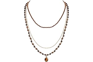 Nature-Inspired Boho Beaded Necklace: Adorn Your Grace with Earthy Elegance