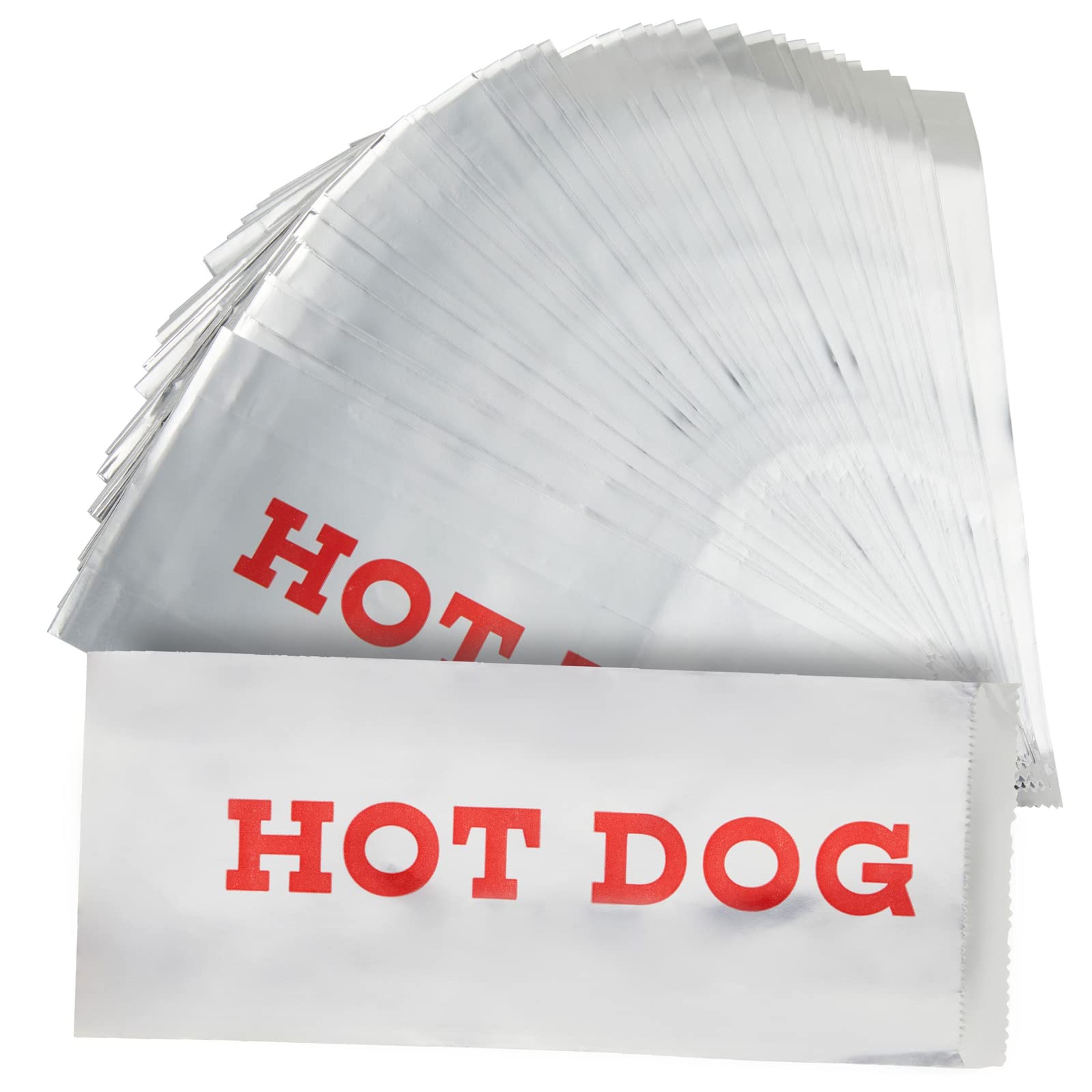 Stockroom Plus Hot Dog Wrappers for Food Trucks, Fast Food (3.7 x 9 in, 200 Pack)
