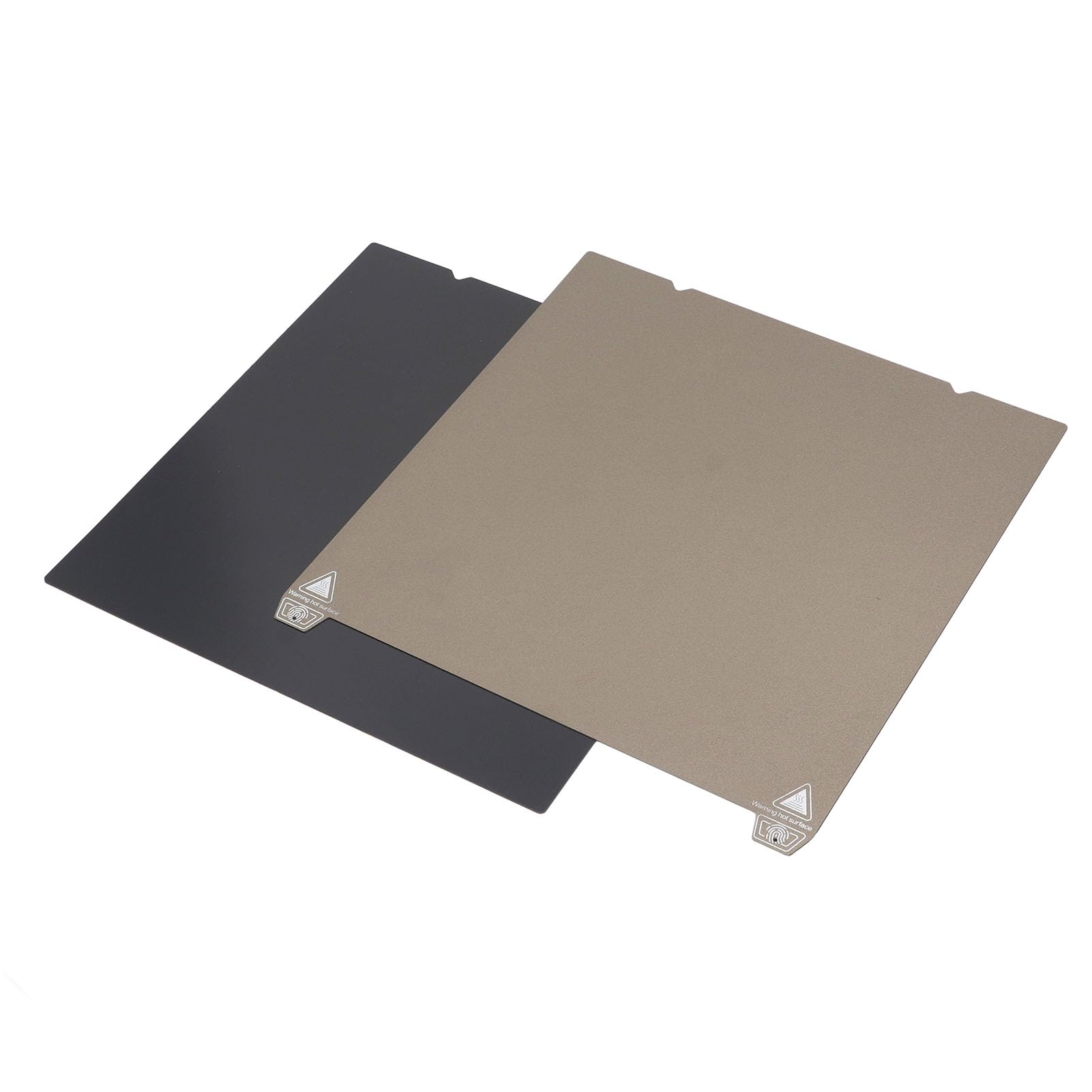 Generic Placa de Cama para Impresora 3D, Placa de Construcción Flexible de Acero con Resorte PEI PEO de 310 X 315 Mm, Superficie Texturizada y Elegante, Plataforma Magnética para Impresión K1 y