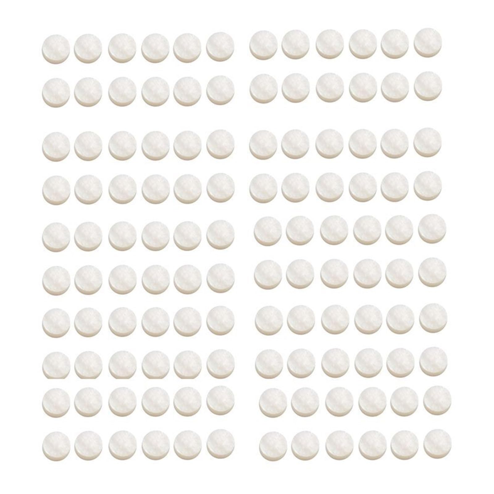 120 Stück 6 Mm Perlen-Seitenpunkte For Gitarre
