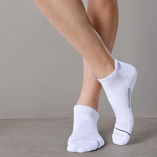 Miniatura 10 de FITRELL Paquete de 6 calcetines deportivos deportivos acolchados de corte bajo para hombre, 7-99-1212-15