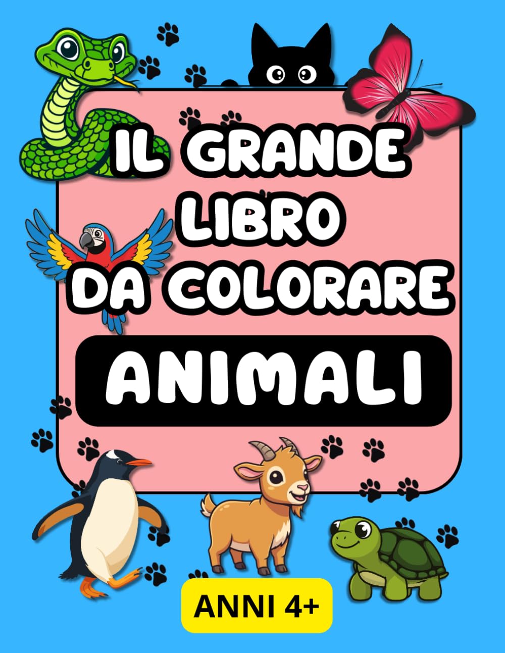IL GRANDE LIBRO DA COLORARE: ANIMALI