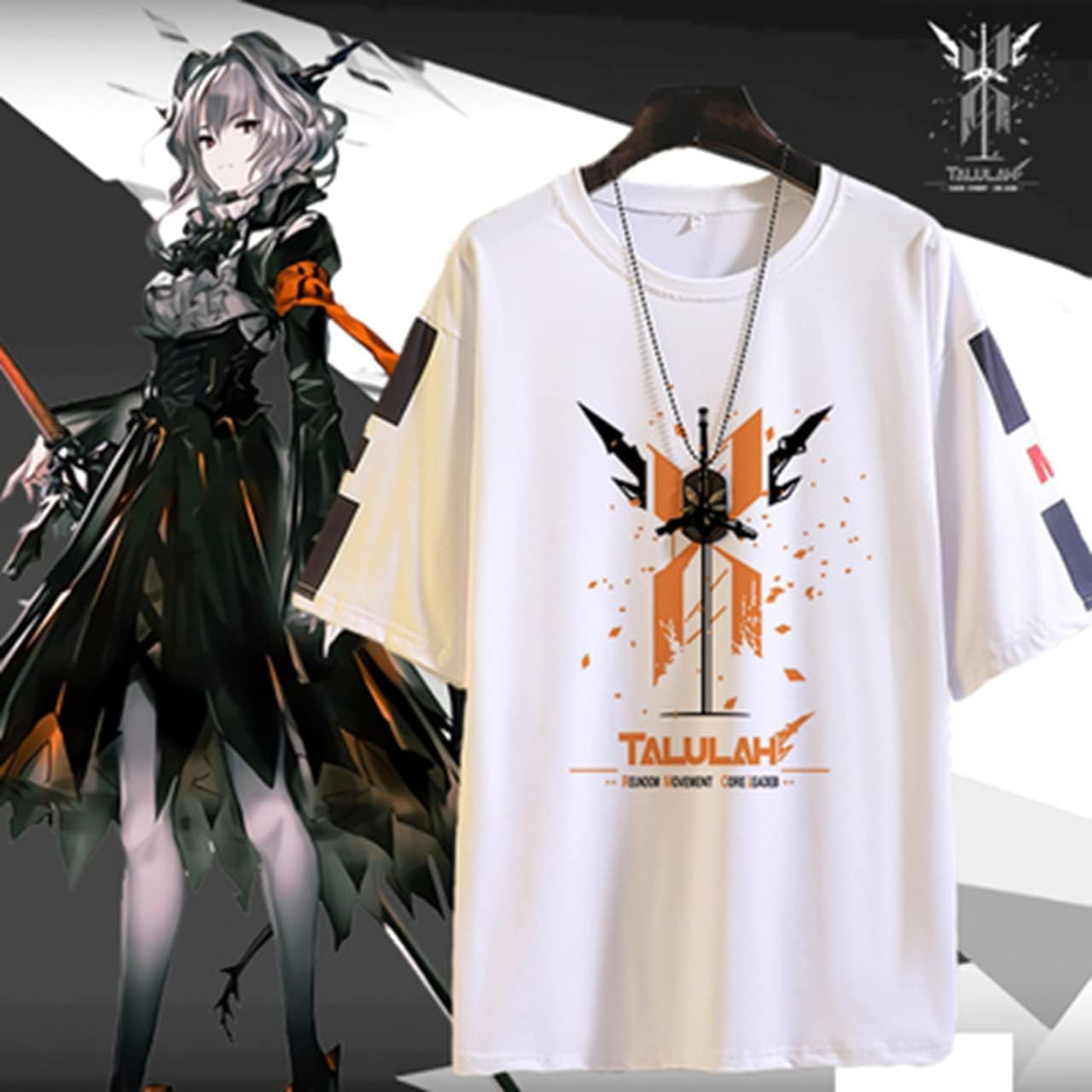 Amazon.co.jp: [INEOUT] アークナイツ tシャツ メンズ 半袖 夏服 丸襟 