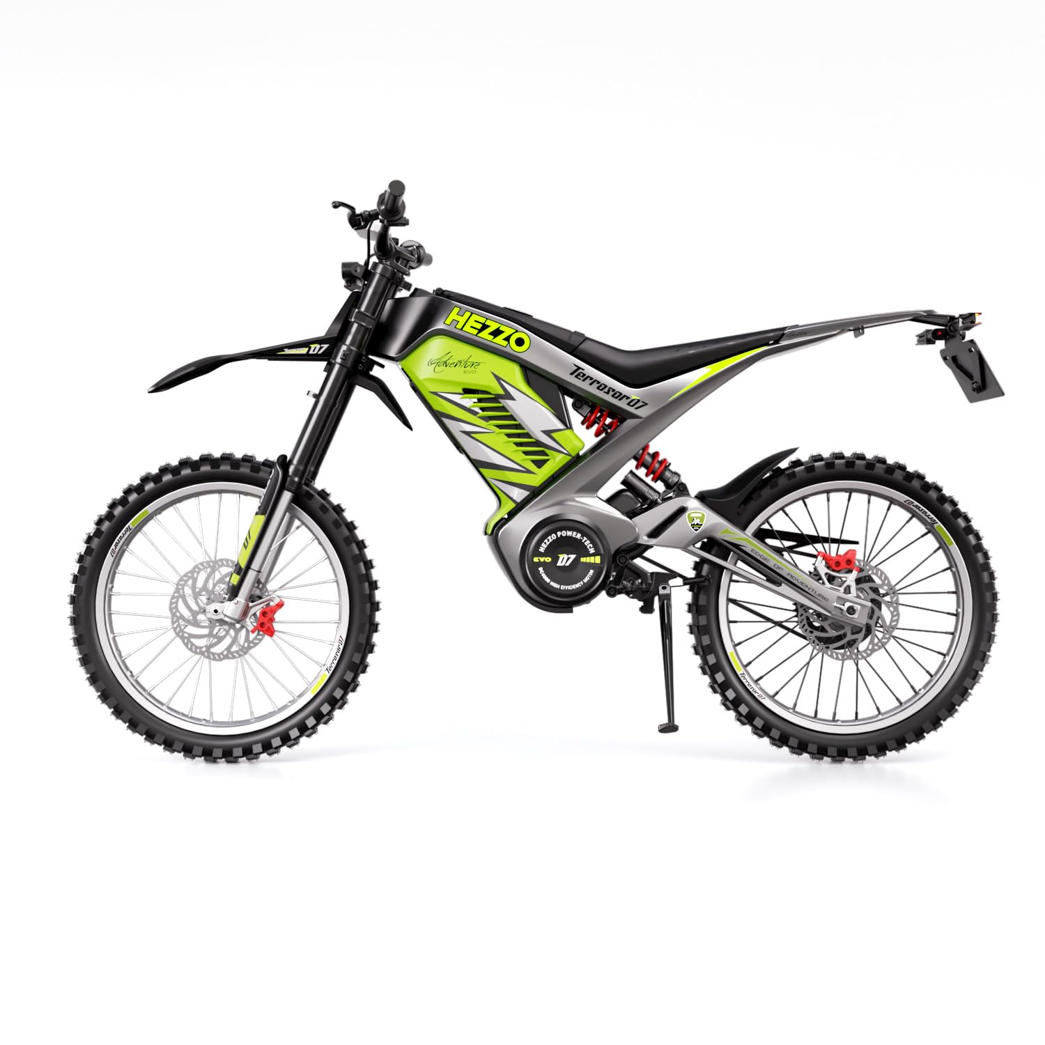 72v8000W35AH Electric Dirt Bike, Off-Road Motorcycle with Disc Brakes,Top Speed 80km/h,Middle Motor